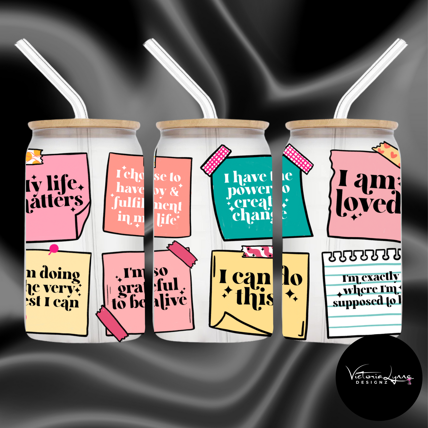 Affirm Me 16 oz. Glass Mug