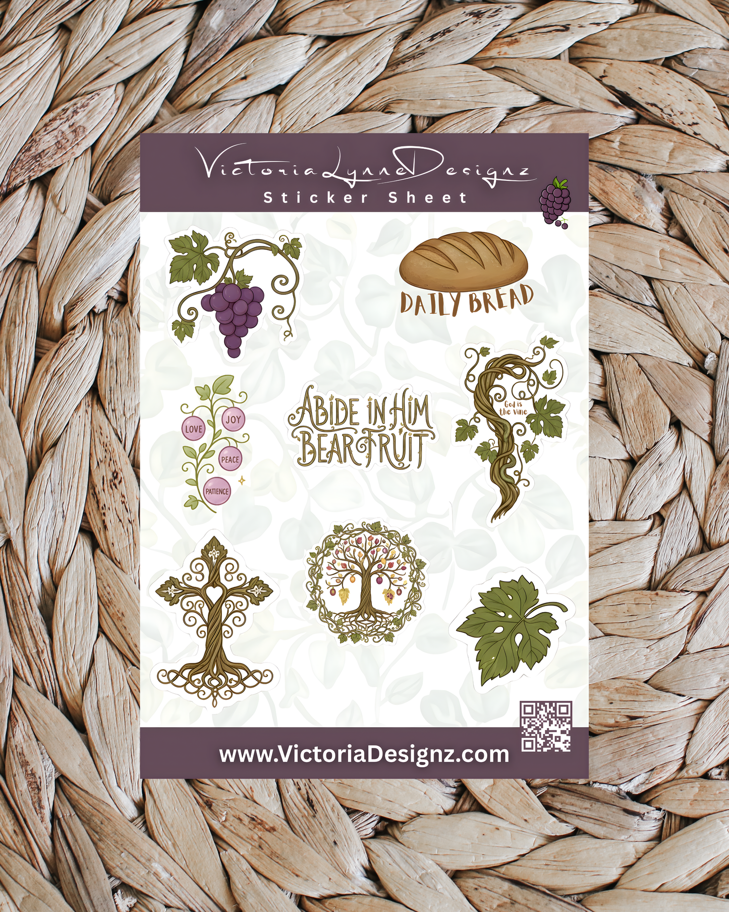 Bear Fruit Sticker Sheet