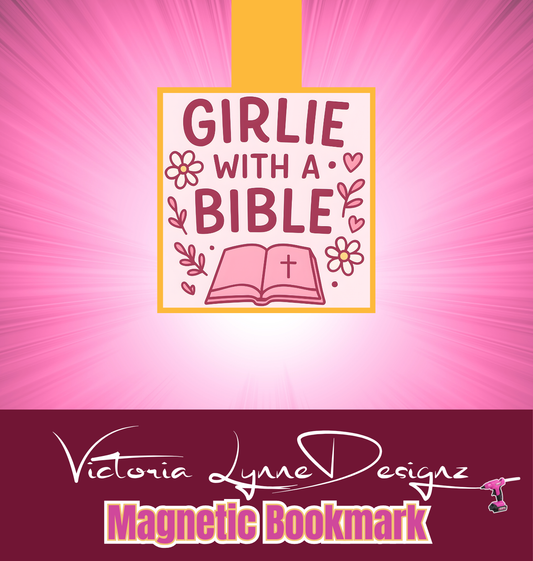 Girlie with a Bible Bookmark