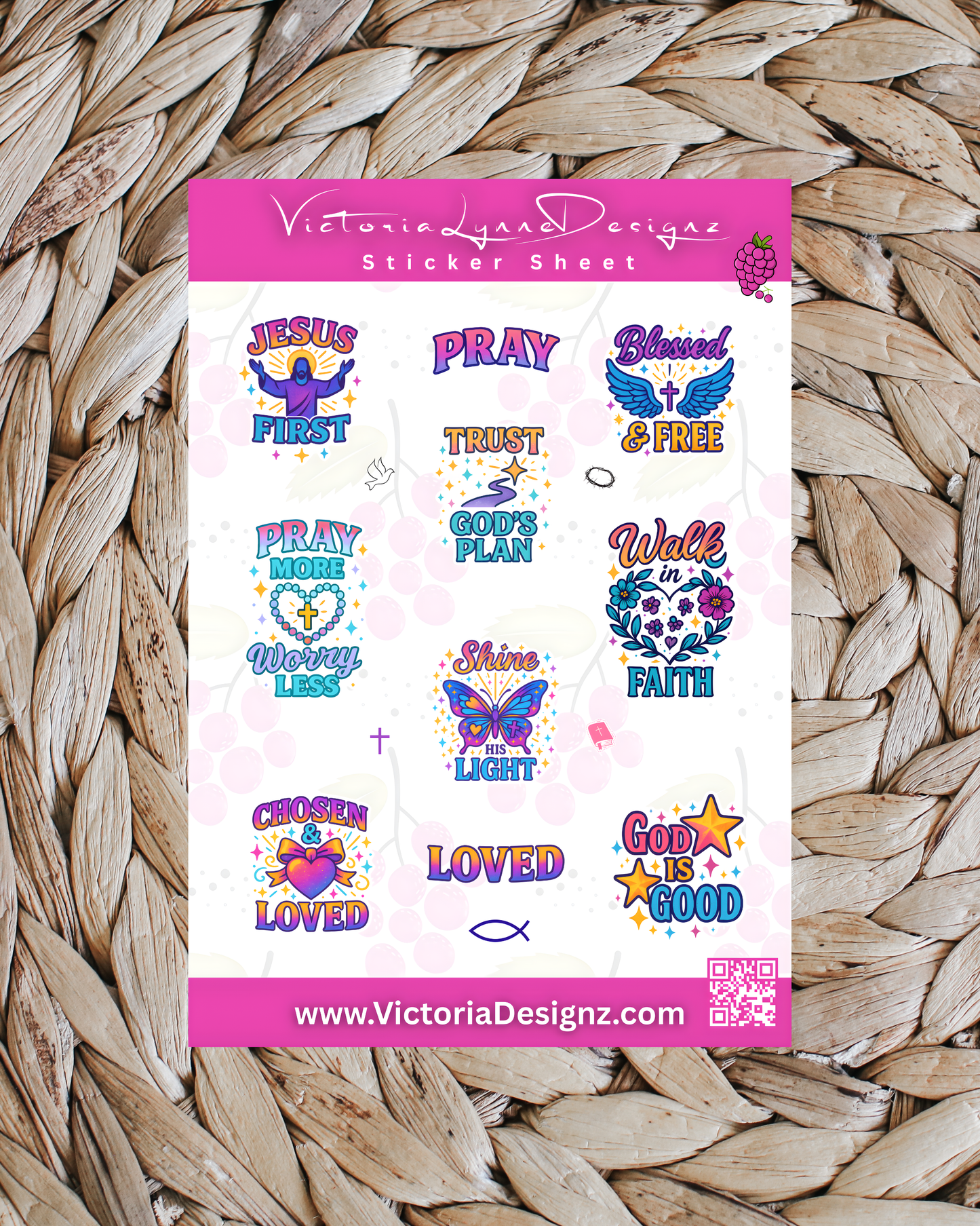 Shine His Light Sticker Sheet