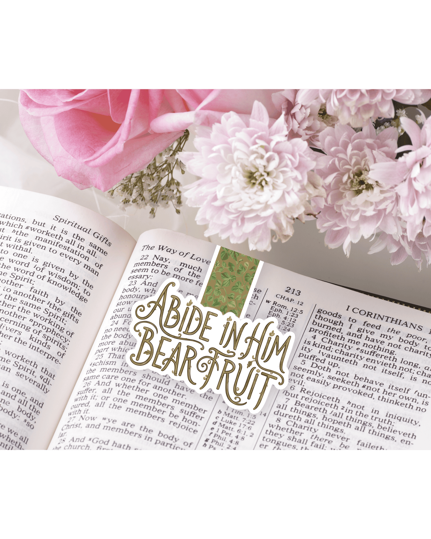 Bear Fruit Magnetic Bookmark