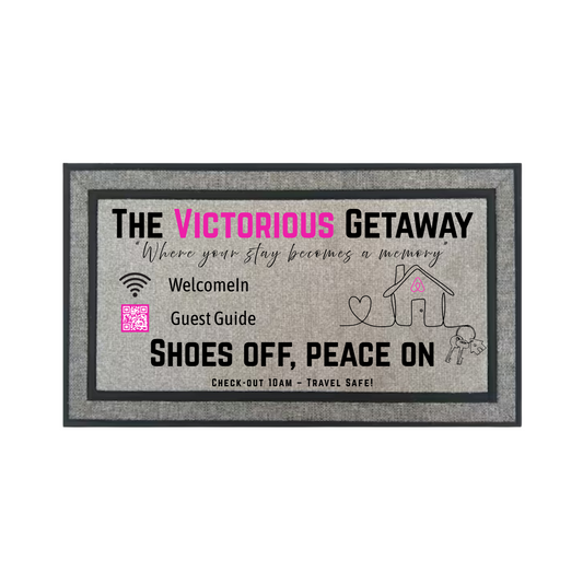 Custom AirBNB Property Mat