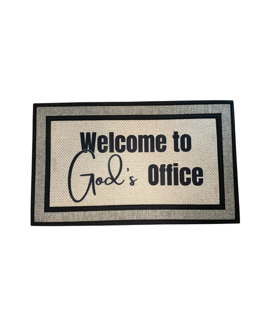 God's Office Mat