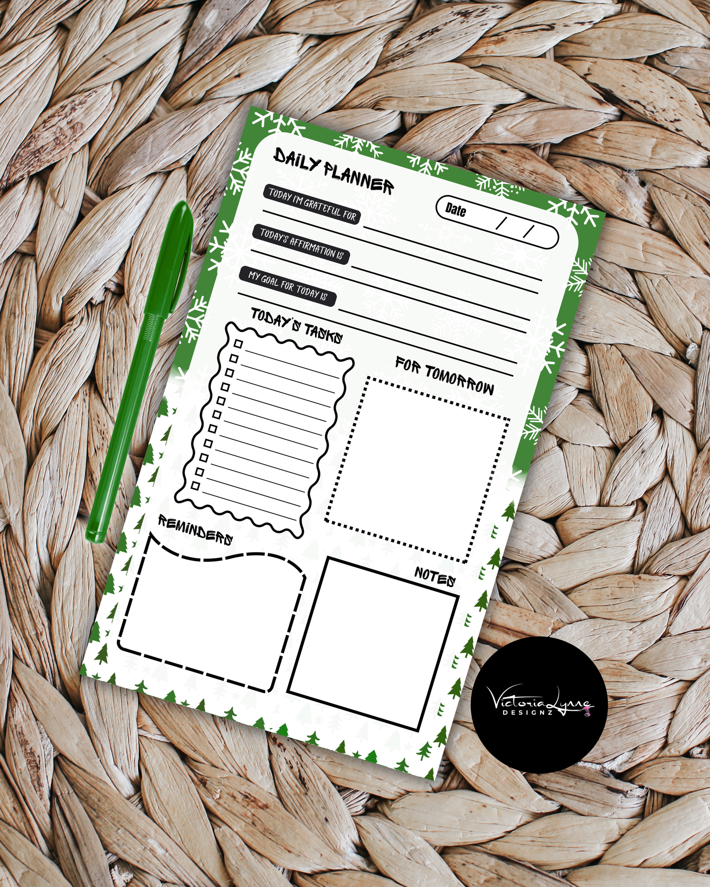 Evergreen Daily Planner