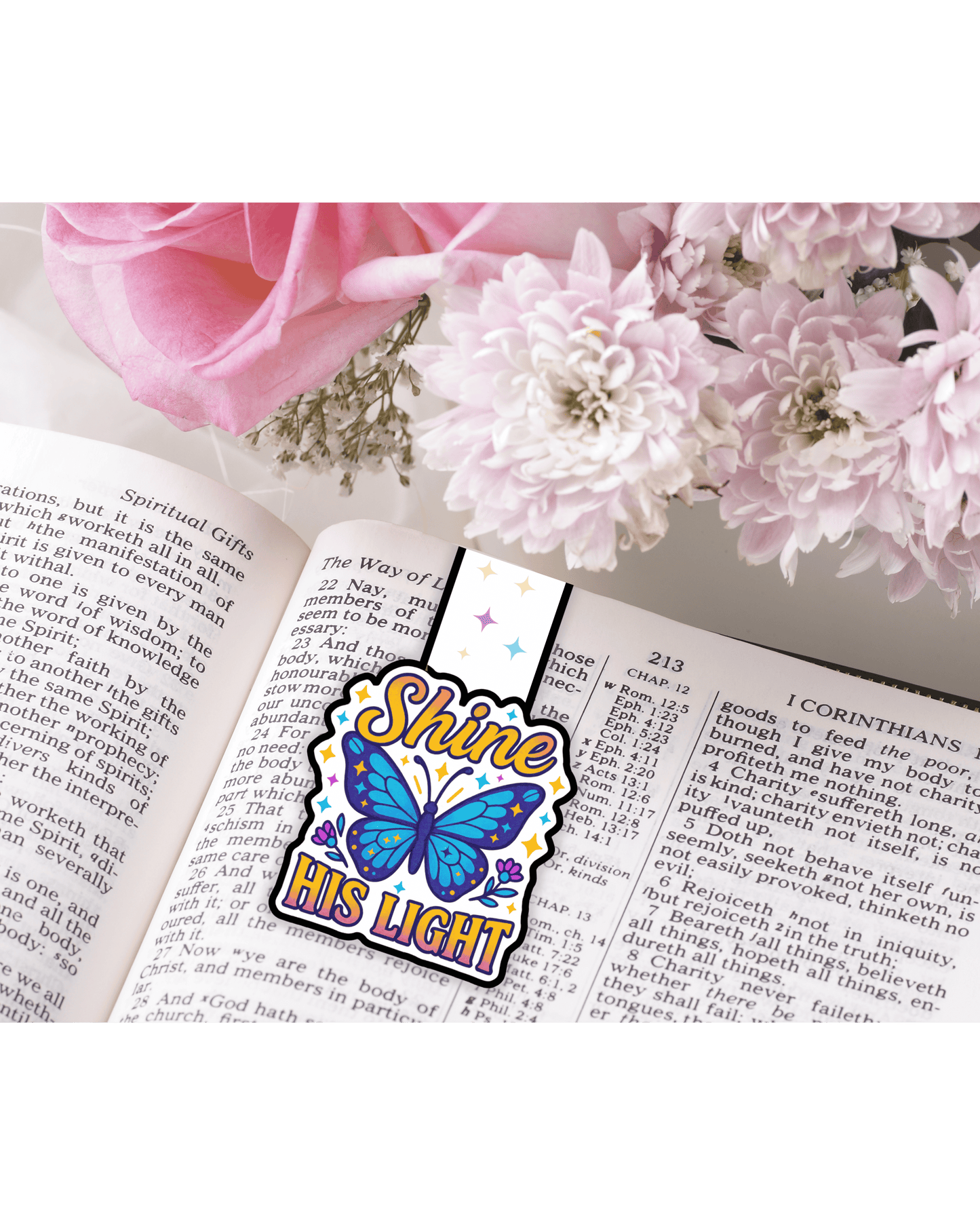 Shine His Light Magnetic Bookmark