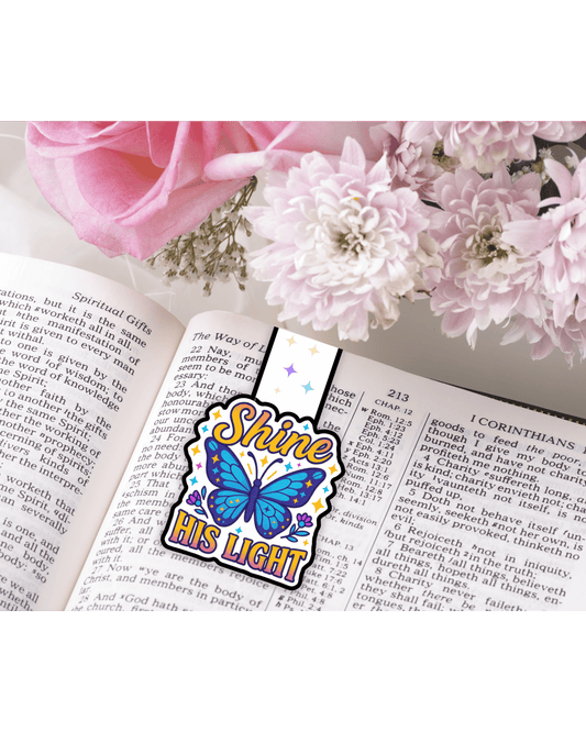 Shine His Light Magnetic Bookmark