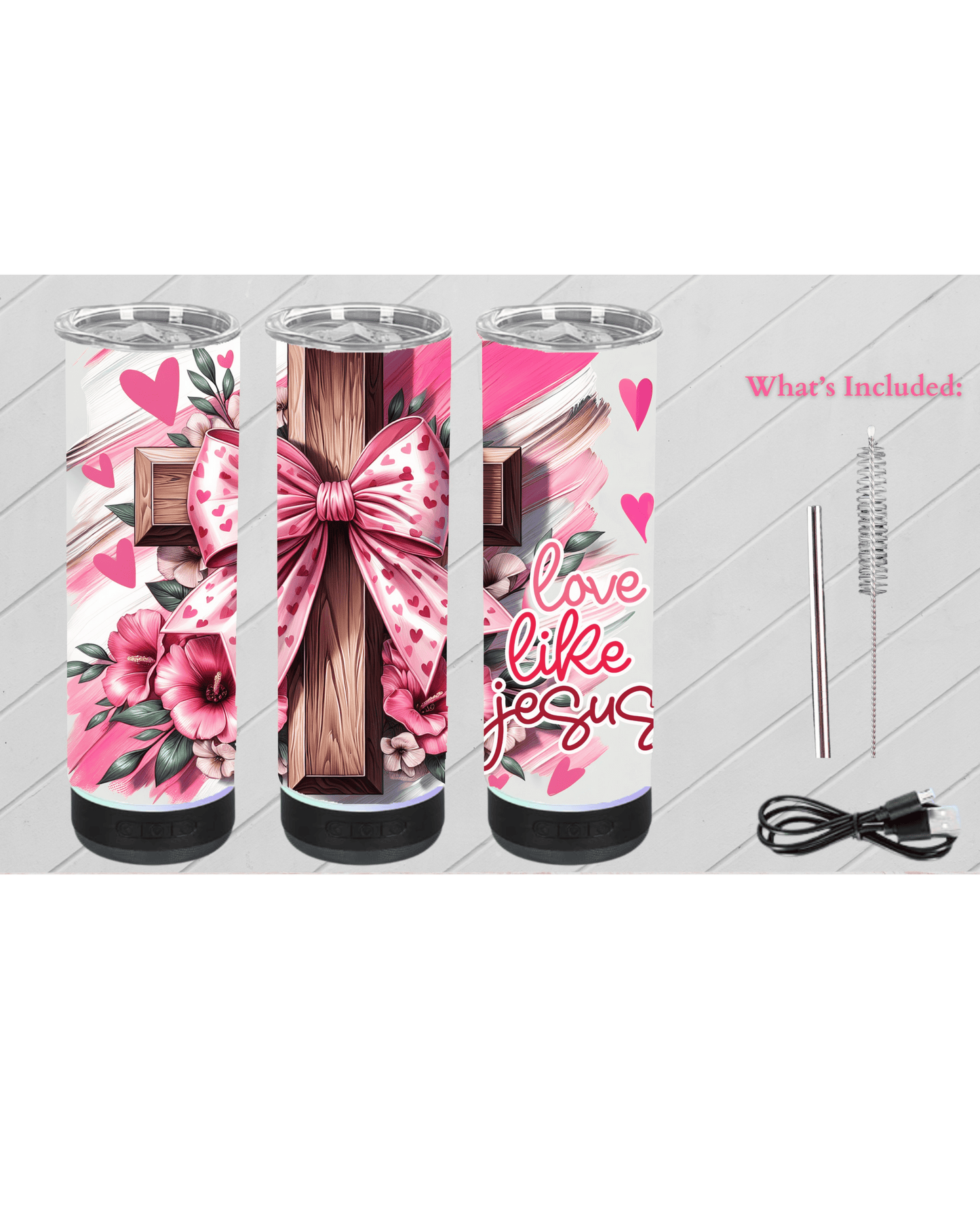Love Like Jesus Speaker Tumbler